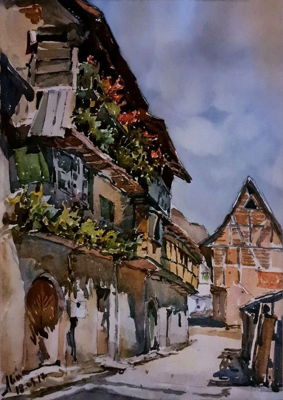 ArteDiAlina.com painting: Tyrolean dream